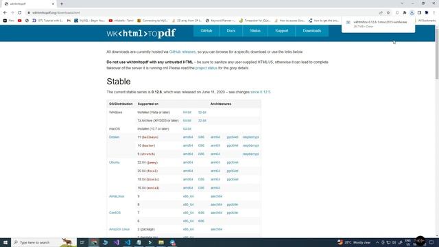 OSError: No wkhtmltopdf executable found: "b''" - Python смотреть онлайн