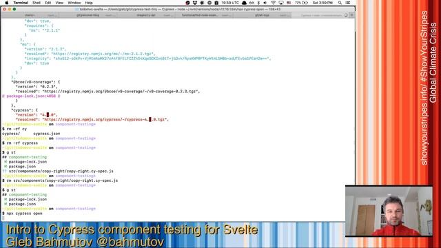 Component Testing using Cypress for Svelte смотреть онлайн