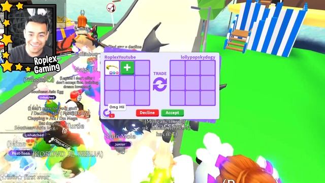 Trading MEGA NAGA DRAGON (HUGE OVER PAY ADOPT ME) смотреть онлайн