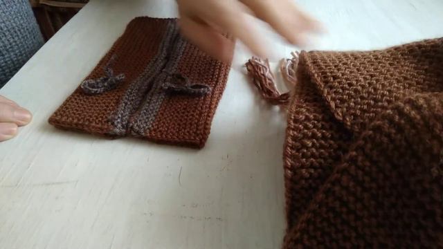 MaTusy. About knitting. Комплект платочной гладью готов. смотреть онлайн
