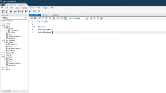 SELF JOIN | SQL Course 24.0 смотреть онлайн