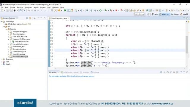 Java String Programs | Java String Examples | Java Training | Edureka | Java Rewind -5 смотреть онлайн