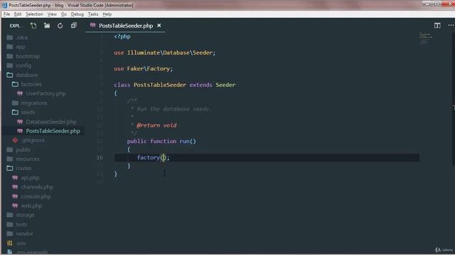 Full Stack Web Development Course - Laravel - 34 Using Seeding Factories смотреть онлайн