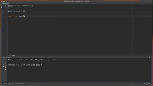 Project Euler Problem 38 (Python) смотреть онлайн