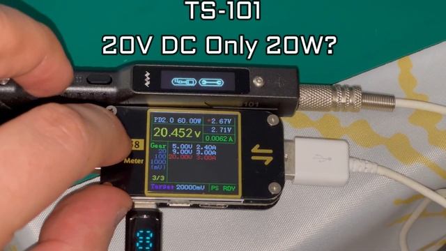 Solder comparison TS100 vs TS101 20V (before firmware fix) смотреть онлайн