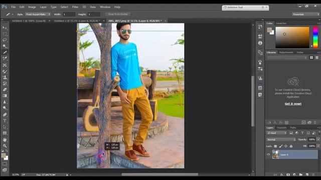 How to Use Slice Tool Photoshop - Part 11 смотреть онлайн