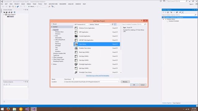 NuPattern Visitor Pattern Toolkit Tutorial смотреть онлайн