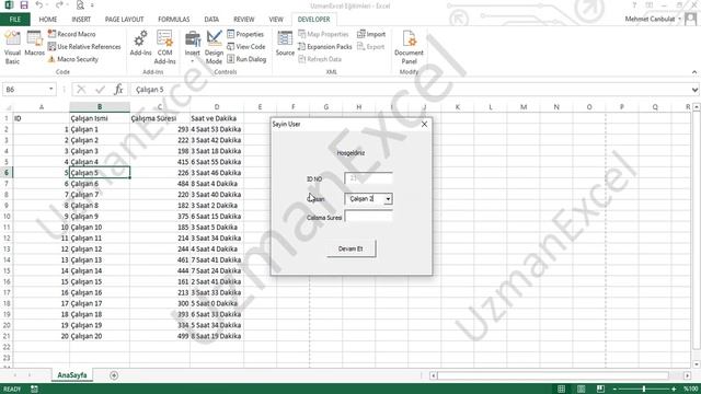 USERFORM OLUŞTURMA VE TASARIM YAPMA смотреть онлайн