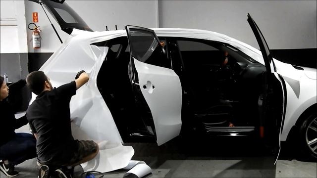 Envelopamento I30 Branco brilhante Material Alemão. MUDANÇA DE COR смотреть онлайн