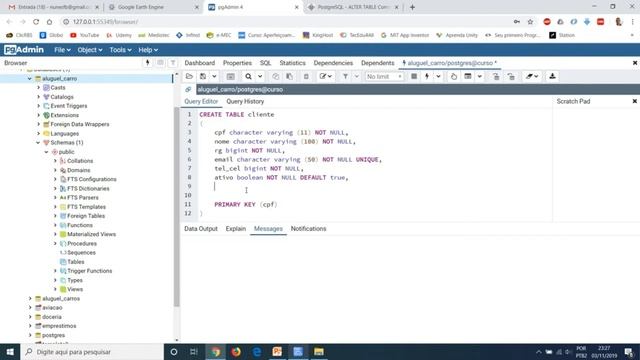 Curso de SQL com Postgres - Aula 04 - Criar/Alterar/Remover Tabela смотреть онлайн