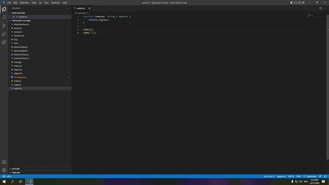 Typescript cơ bản 10 Union | Angular Quá Nhanh смотреть онлайн