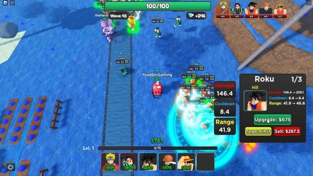 Anime Adventures, But Free To Play? Eternal Tower Defense* New Codes смотреть онлайн
