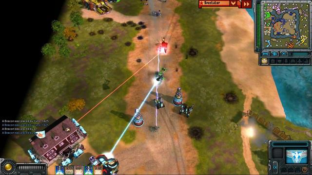 Red Alert 3 - 4v4 Brutal - Carville