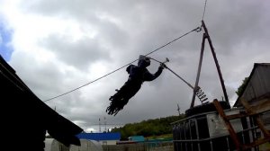 Пугало "Крик" - испытание ветром