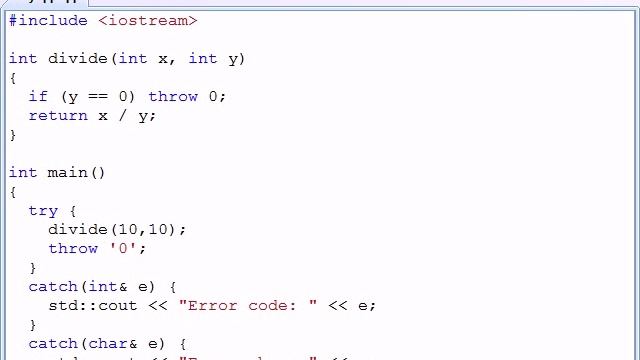 C++ Tutorial - 29 - Exception Handling смотреть онлайн