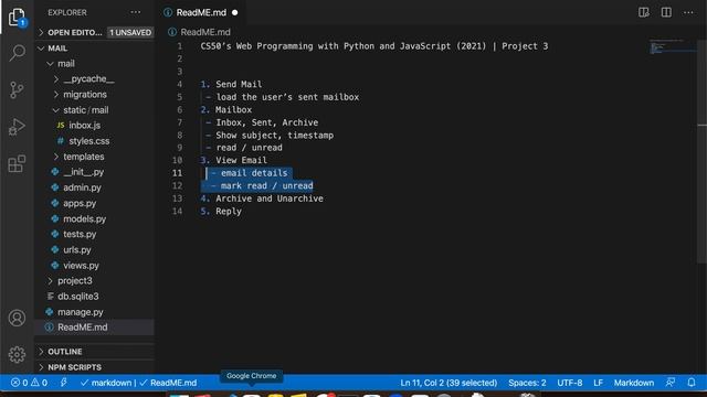 CS50’s Web Programming with Python and JavaScript (2021) | Project 3-Mail смотреть онлайн