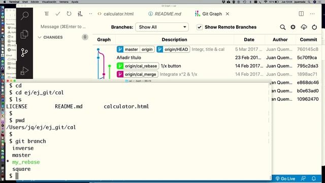 GIT Rebase смотреть онлайн
