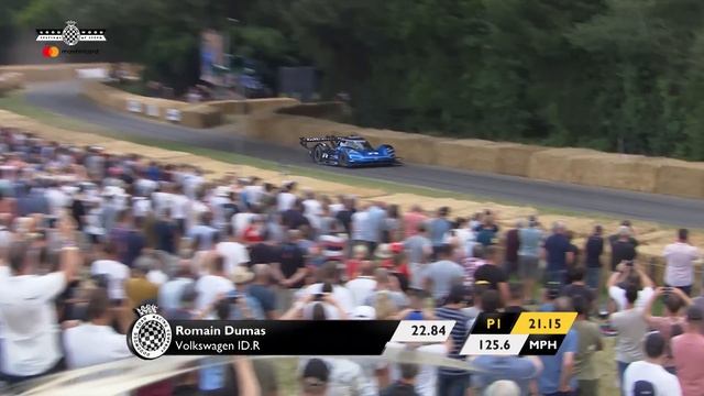 Volkswagen ID.R Smashes Goodwood hill record with 39.9 second run! смотреть онлайн