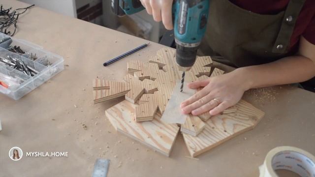 DIY Новогодний Декор Светильник Снежинка смотреть онлайн
