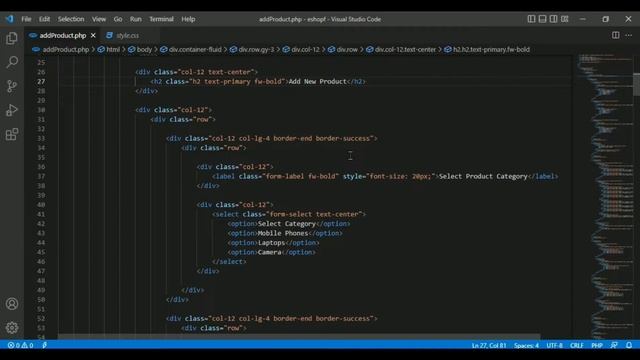 Web Project Tusk 12 | 1 St Year | Semester 01 | Java Institute | eShop Application. смотреть онлайн