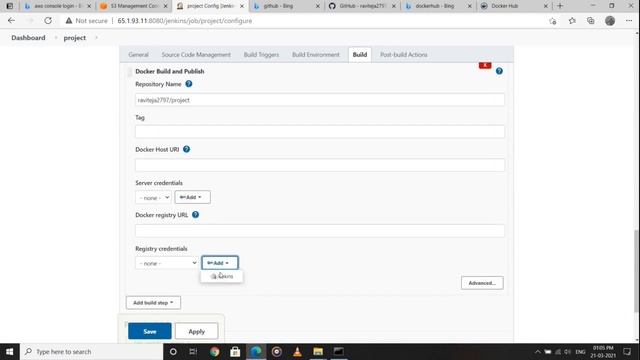 Jenkins - Docker build and publish - 2 смотреть онлайн