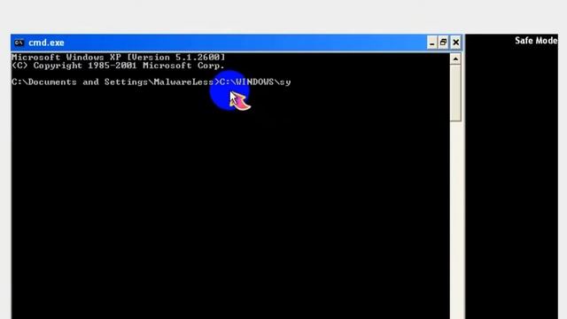 System Restore in Safe Mode with Command Prompt (Windows XP) смотреть онлайн