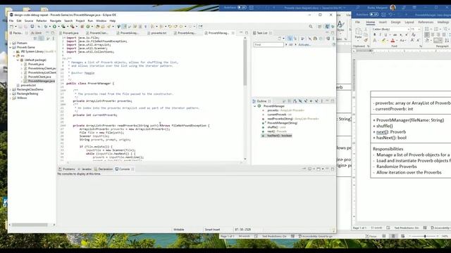 Three collaborating objects and the iterator pattern in Java: Object-Oriented Programming with Java смотреть онлайн