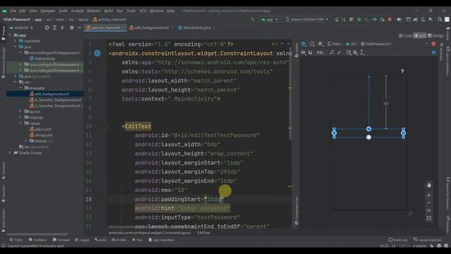 Hide / Show Password In Android 2021 | AndroidX | Android Studio Tutorial смотреть онлайн