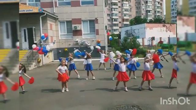 Спортивный танец с шуршиками, дети 5 лет. "Мы дети твои, Россия! "Детский сад 115" г. Краснодар смотреть онлайн