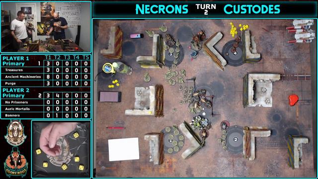 Necrons Vs Adeptus Custodes - Warhammer 40K 9th Edition Battle Report смотреть онлайн