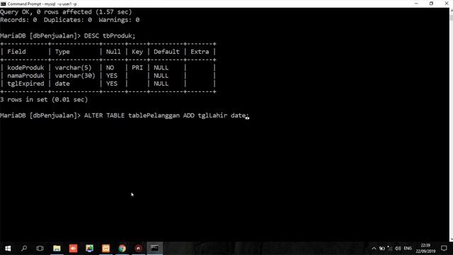 MySQL - Bermain Dengan ALTER TABLE - MySQL смотреть онлайн