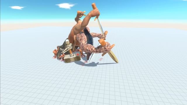 ЛЮДИ ПРИЗВАЛИ ДРЕВНЕГО БОГА ( Animal Revolt Battle Simulator ) смотреть онлайн