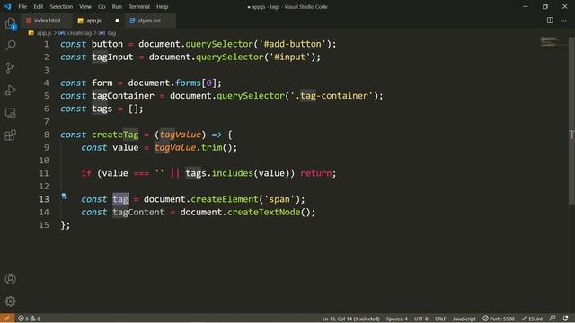How to create a tagging system with HTML, CSS, and JavaScript No Frameworks смотреть онлайн