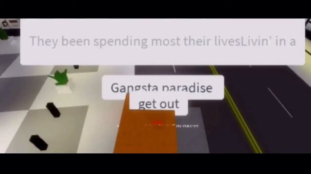 Gangsta Paradise ROBLOX Lyrics prank смотреть онлайн
