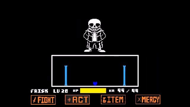 Undertale Hard mode Sans Fight | Sticknodes смотреть онлайн