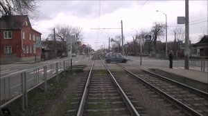 Краснодарский трамвай. // Поездка на "Татре" Т3