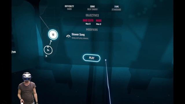 Намахал руками 1км в Beat Saber смотреть онлайн