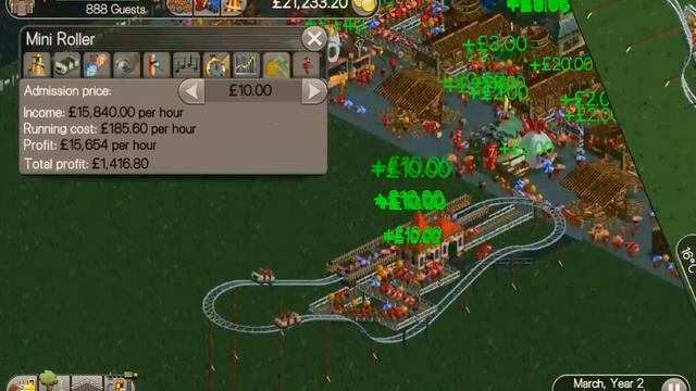 Tutorial - Mini Roller | Mini Roller Coaster | Roller Coaster Tycoon Classic смотреть онлайн