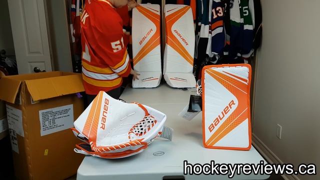 Bauer Vapor 1X Od1n Goalie Pad and Glove Set Unboxing смотреть онлайн