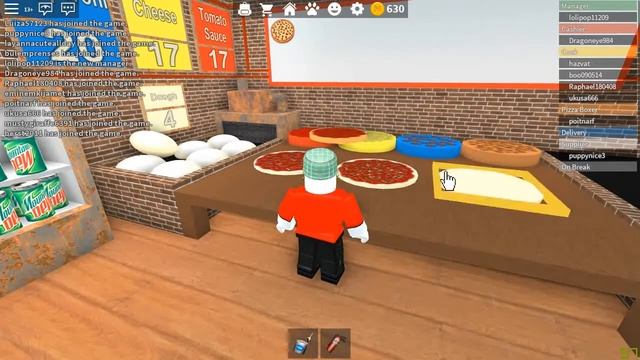 Roblox мини игра Пиццерия ROBLOX Working at a Pizza Place смотреть онлайн