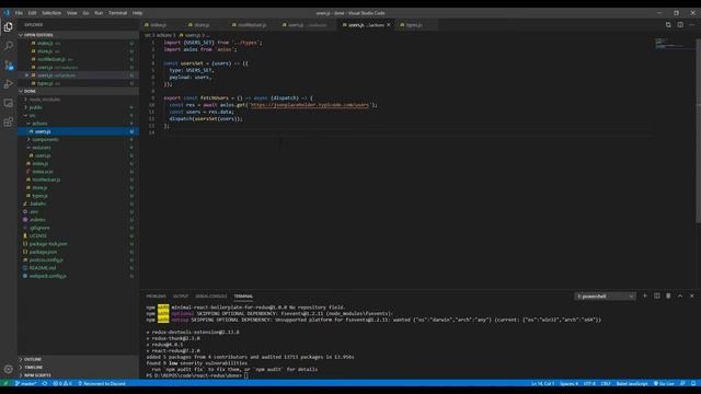React + Redux, React-Redux, Redux-Thunk and Redux-Devtools смотреть онлайн