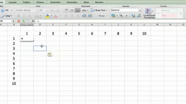 How to Make a Multiplication Mosaic in Excel : Using Microsoft Excel смотреть онлайн
