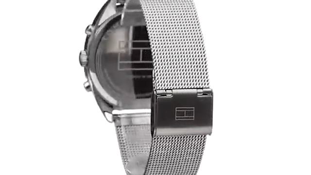 Black Friday Deal = Tommy Hilfiger Women's 1781628 Sophisticated Sport Silver-Tone смотреть онлайн