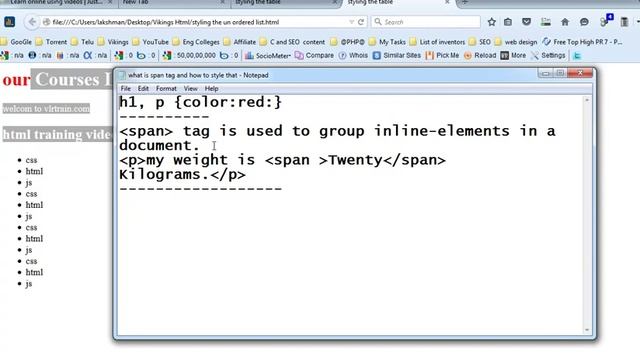How to Write Multiple Selectors in One Time and Span Element in HTML -- English-vlr training смотреть онлайн