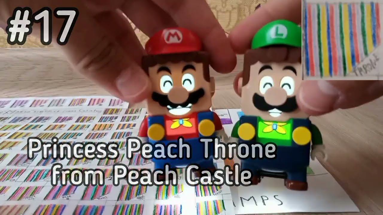 Princess Peach Throne from Peach Castle. LEGO Super Mario 2022 sets barcodes. For #shorts Part 17 смотреть онлайн