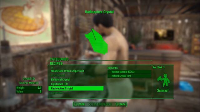 Fallout 4 Mods: Alien Costume - Lightsaber - Amazing Paintings! смотреть онлайн