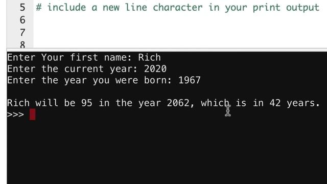 Challenge 1: What year will it be when you are 95? смотреть онлайн