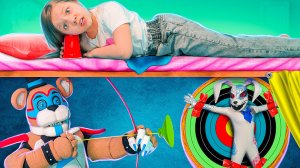 СЕКРЕТНАЯ КОМНАТА ПОД КРОВАТЬЮ ФНАФ ФРЕДДИ и ВАННИ! Ксюша нашла все секретные комнаты!