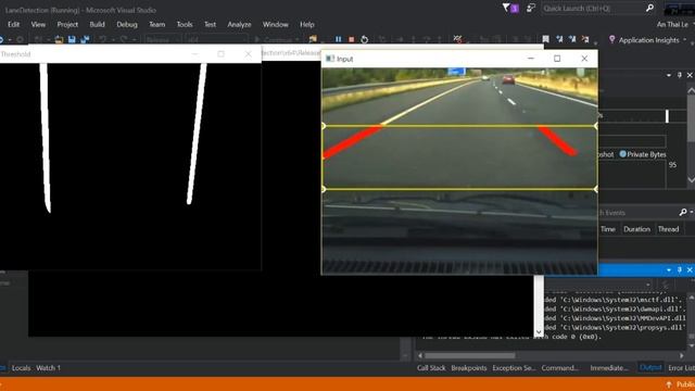 Lane Detection Using IPM and HoughLine + RANSAC First Rev - FPT Autonomous Car first round смотреть онлайн