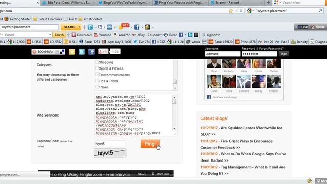 Ping Your Website with Pingler for Maximum Exposure! смотреть онлайн